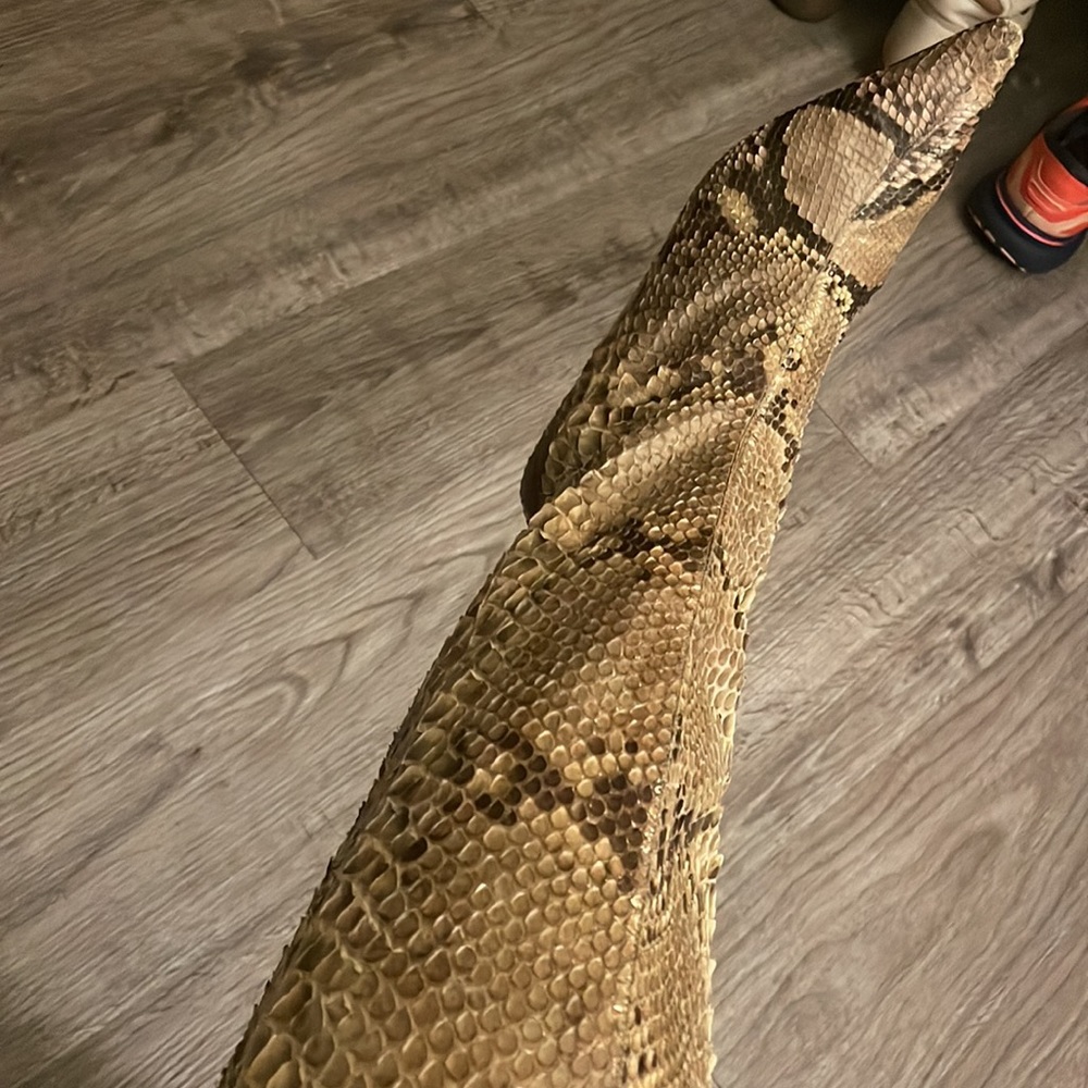 Authentic Vintage Versace Genuine Python Boots Si… - image 6